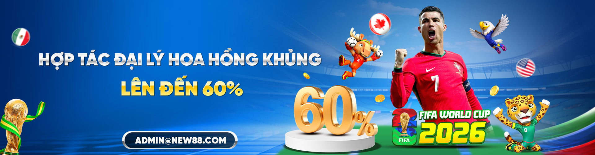 Làm Đại Lý New88 Hoa Hồng Cao